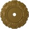 Ekena Millwork Angel Ceiling Medallion (Fits Canopies up to 15 3/4"), 32 1/4"OD x 3 5/8"ID x 1 1/8"P, Gold CM32ANGLS - alternate 1
